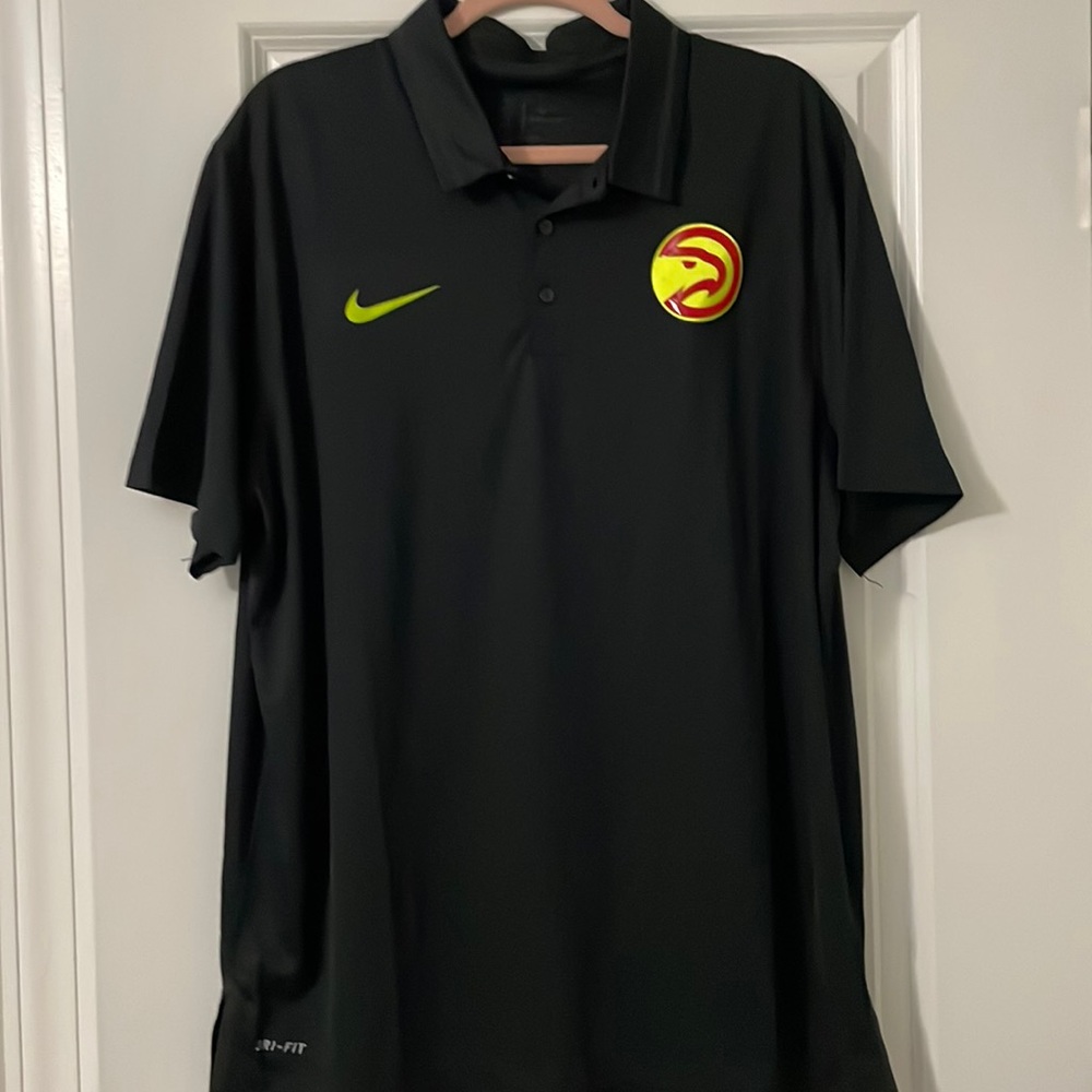Nike Dri Fit Atlanta Hawks Polo